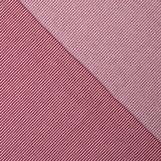 Tomato Red Striped denim