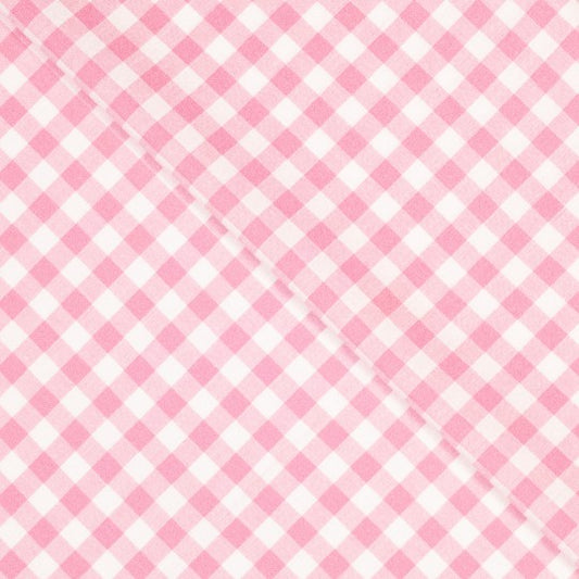 Pink yarn dyed gingham