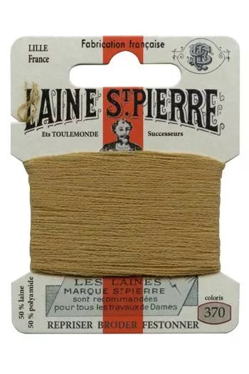 Laine St. Pierre darning wool card no. 370 - camel