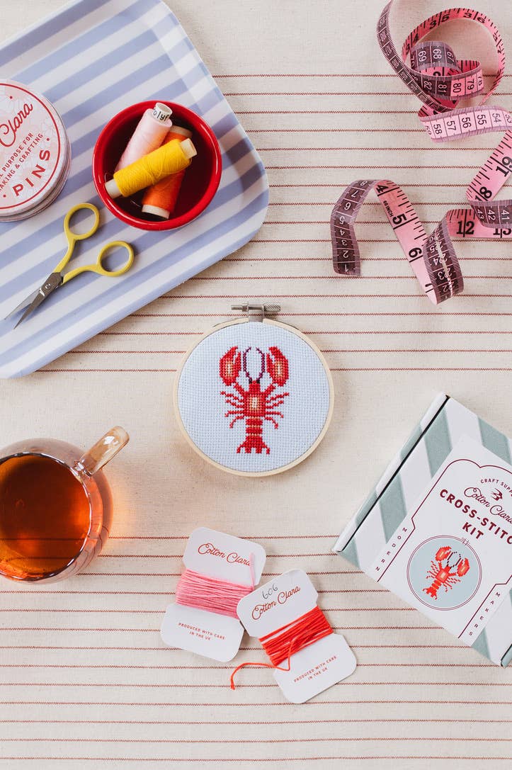 Lobster Cross Stitch Kit