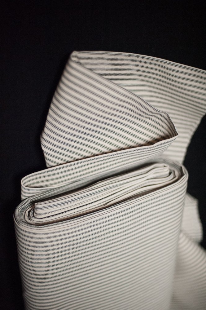 Merchant and Mills - TICKING BLACK EXTRA WIDE COTTON