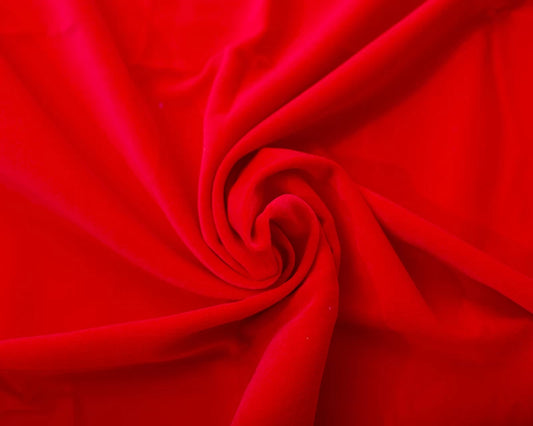 Cotton Velvet - Red
