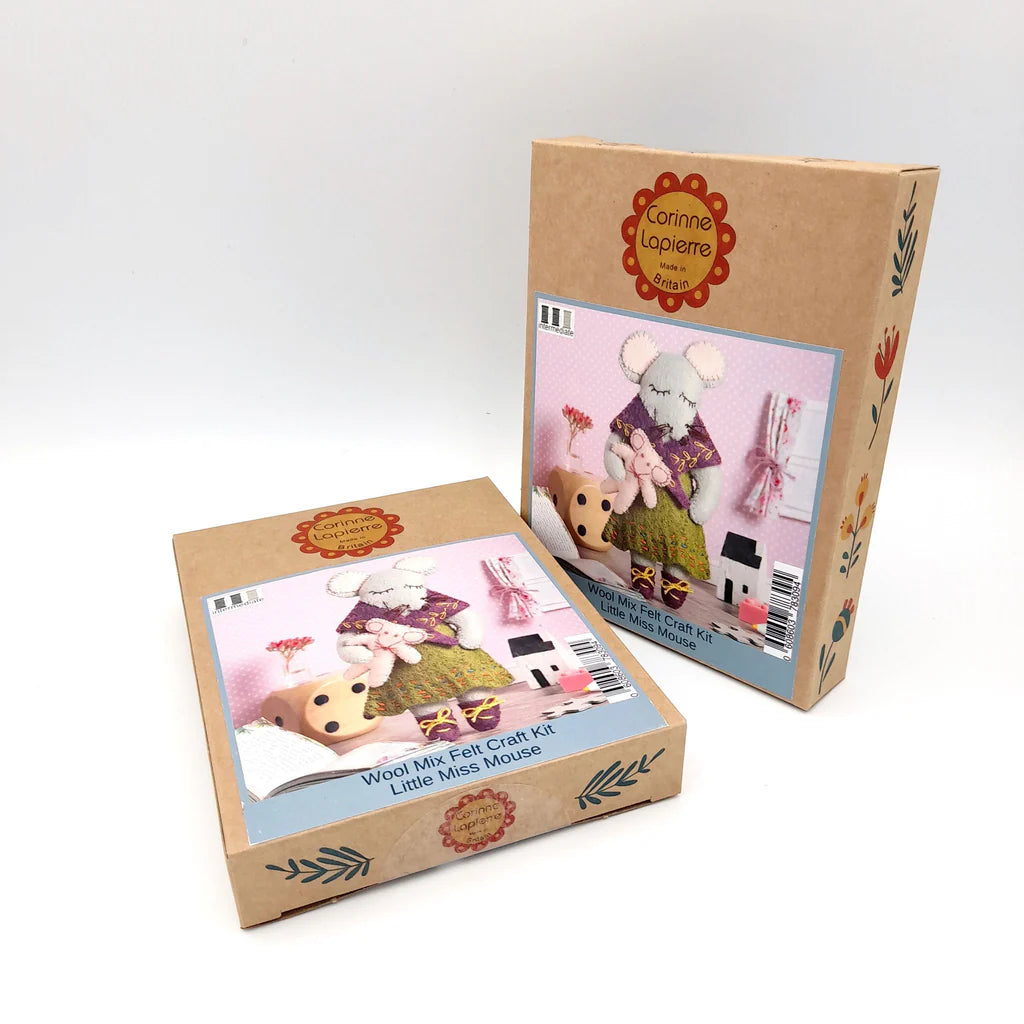 Corinne Lapierre Felt Craft Kit - Little Miss Mouse