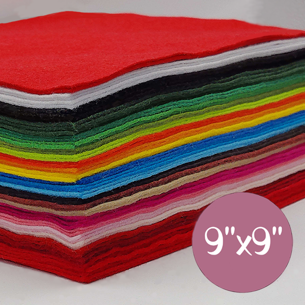 Felt Squares 22cm/ 9 inch - Sunny Yellow