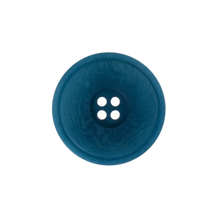 Corozo button 15mm - medium blue