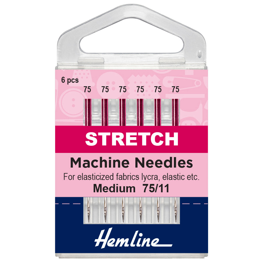 Everyday Essentials: Sewing Machine Needles: Stretch: Fine 75(11): 6 Pieces