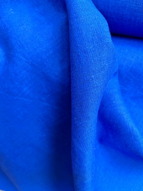 Ramie Linen - Cobalt
