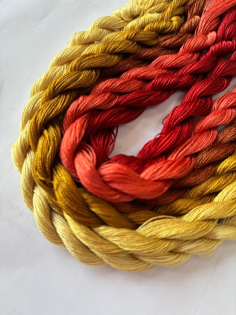 Sunny Vermont Perle 12 Paintbox threads pack 6