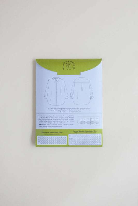 Classic Shirt The Modern Sewing Co. Paper Pattern