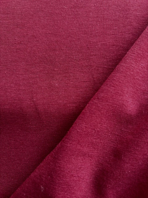 Soft Bamboo Jersey - Wine