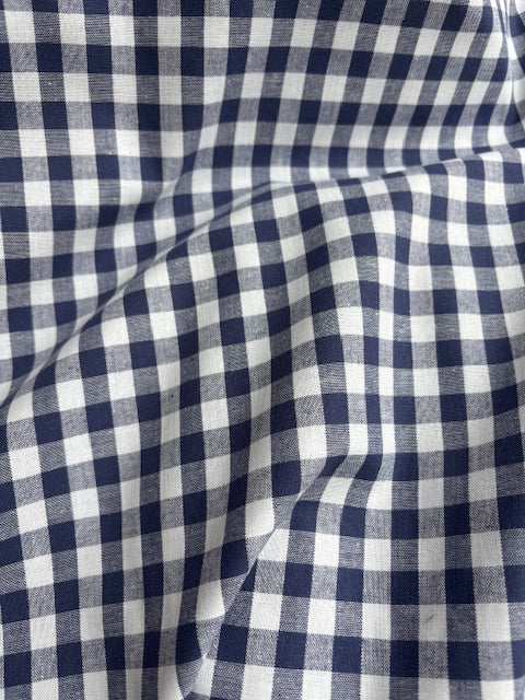 Blue/white Yarn Dyed Large Gingham Check from Kobenz by Modelo Fabrics