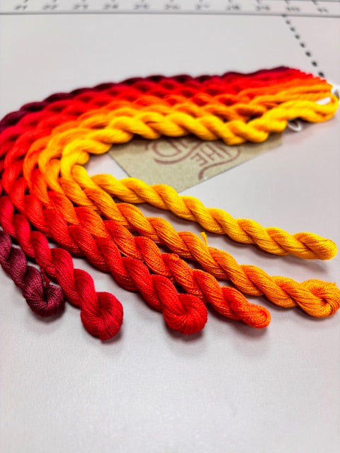 Flaming Heart Paintbox threads pack 6 P12