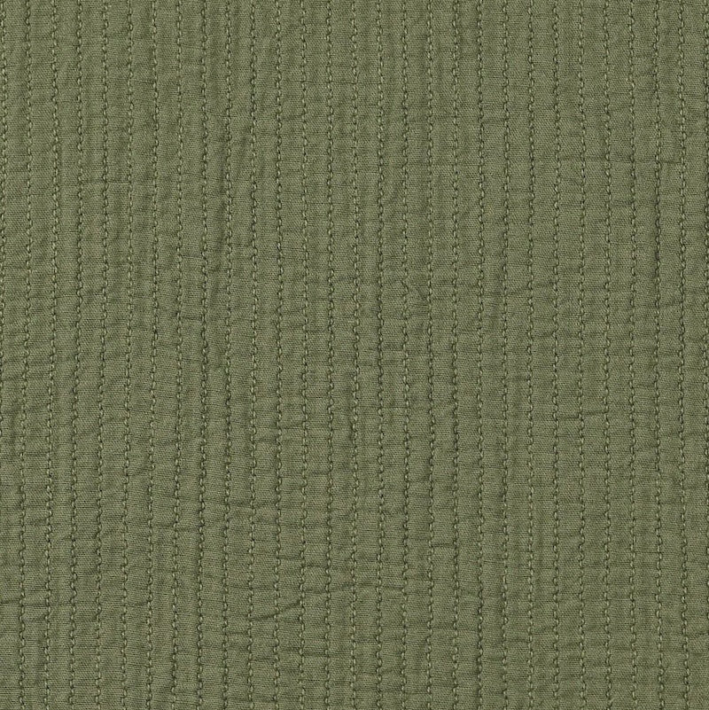 Olive Pink Stitch Detail Fabric From Kiso