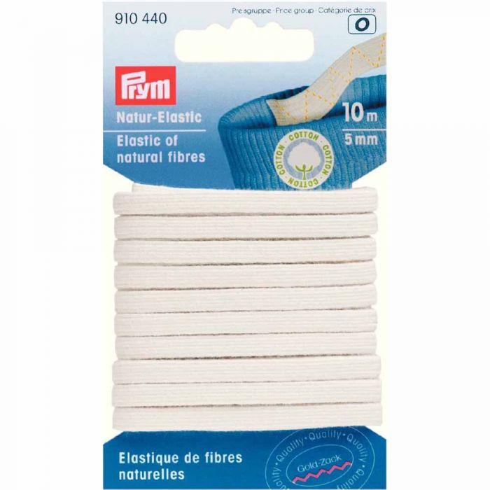 P910440 elastic of natural fibres 5mm