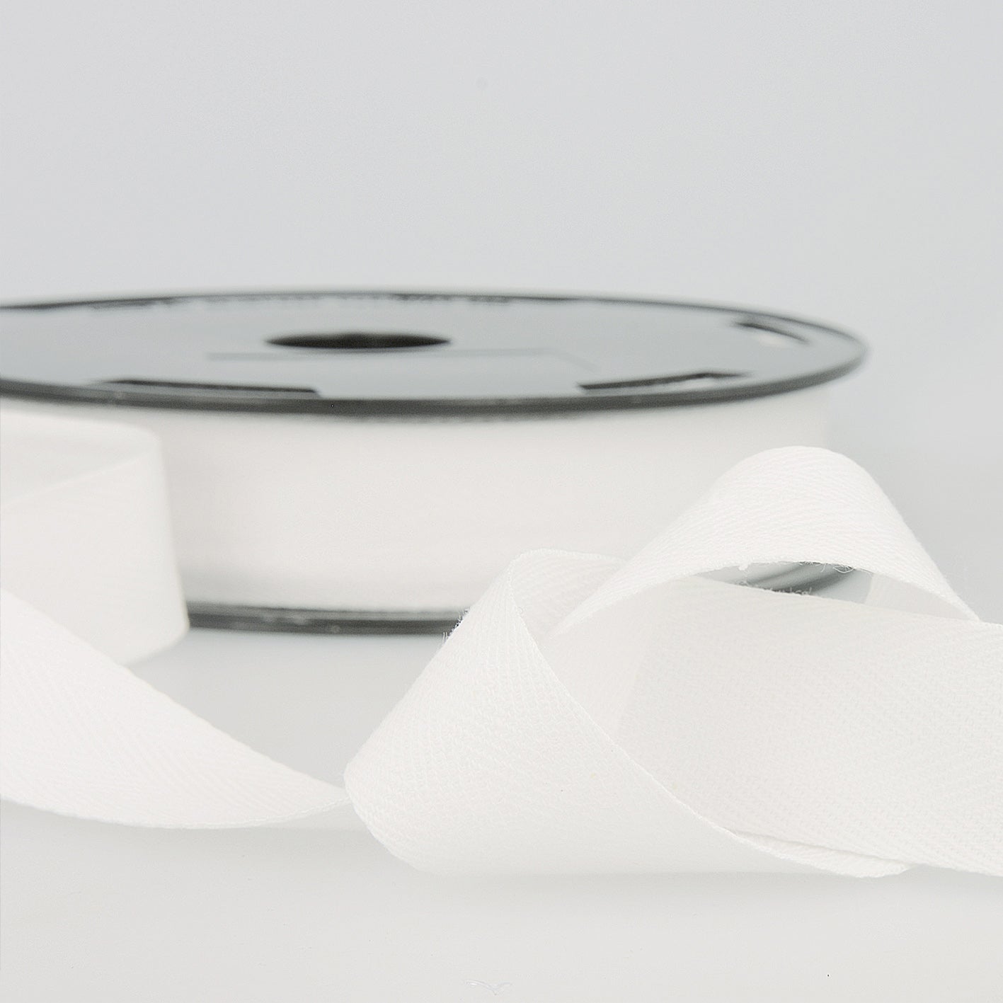 Cotton webbing 11mm - white