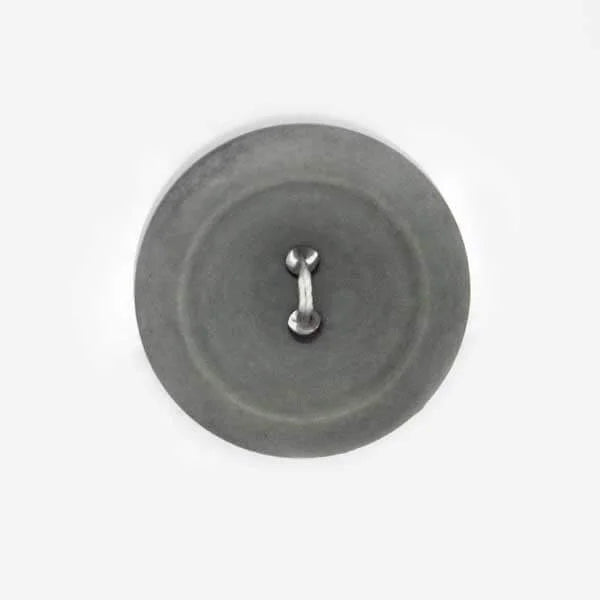 Corozo nut grey 2 hole size 36