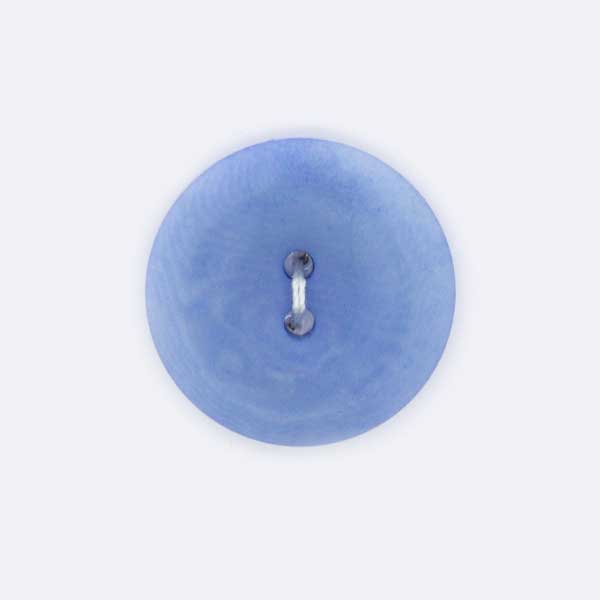 2-Hole Natural Nut Buttons – Light Blue SIZE 18