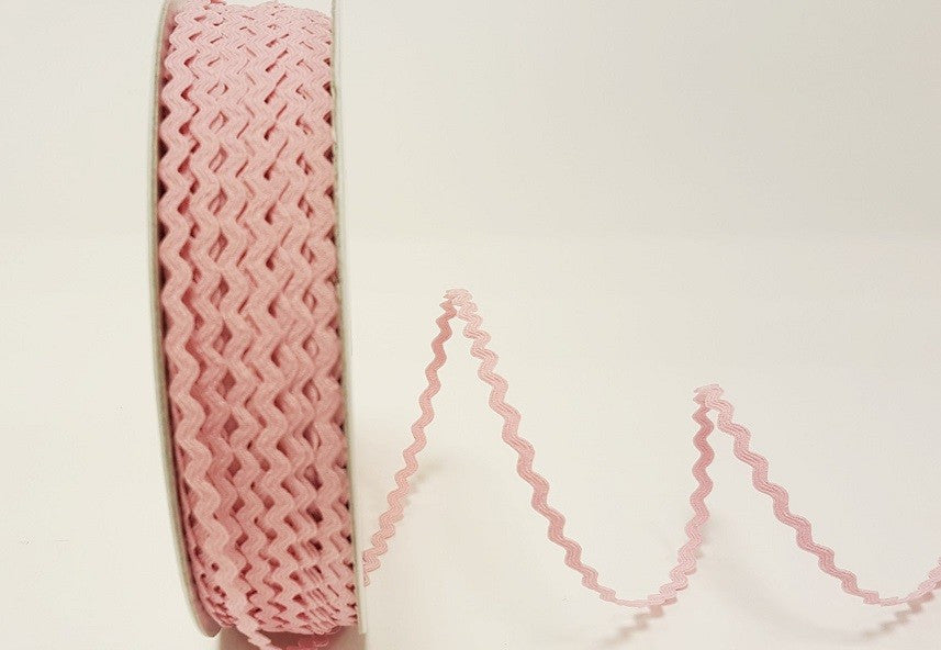Mini Ric Rac Pale Pink 5mm