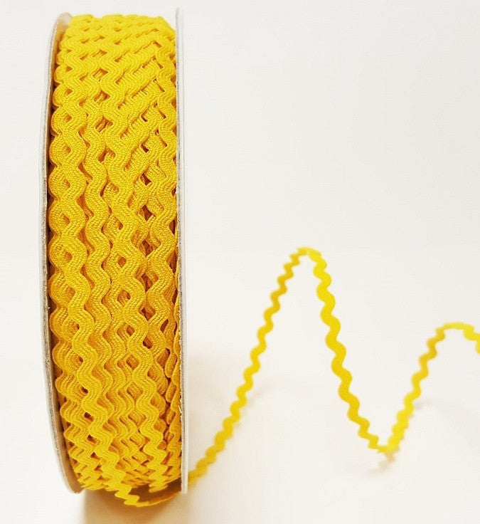 Mini Ric Rac Yellow 5mm