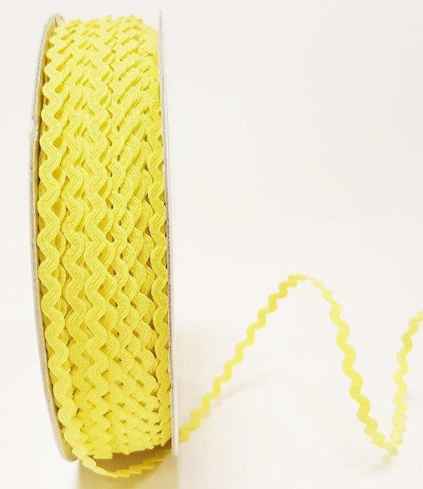 Mini Ric Rac Lemon Sorbet 5mm