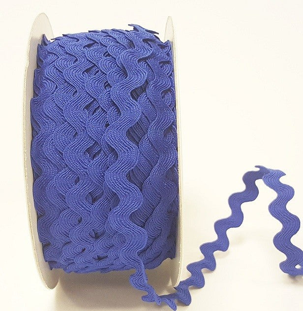 Large Ric Rac Royal Blue 13mm