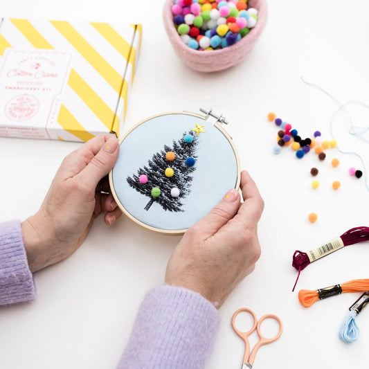 Cotton Clara Christmas embroidery