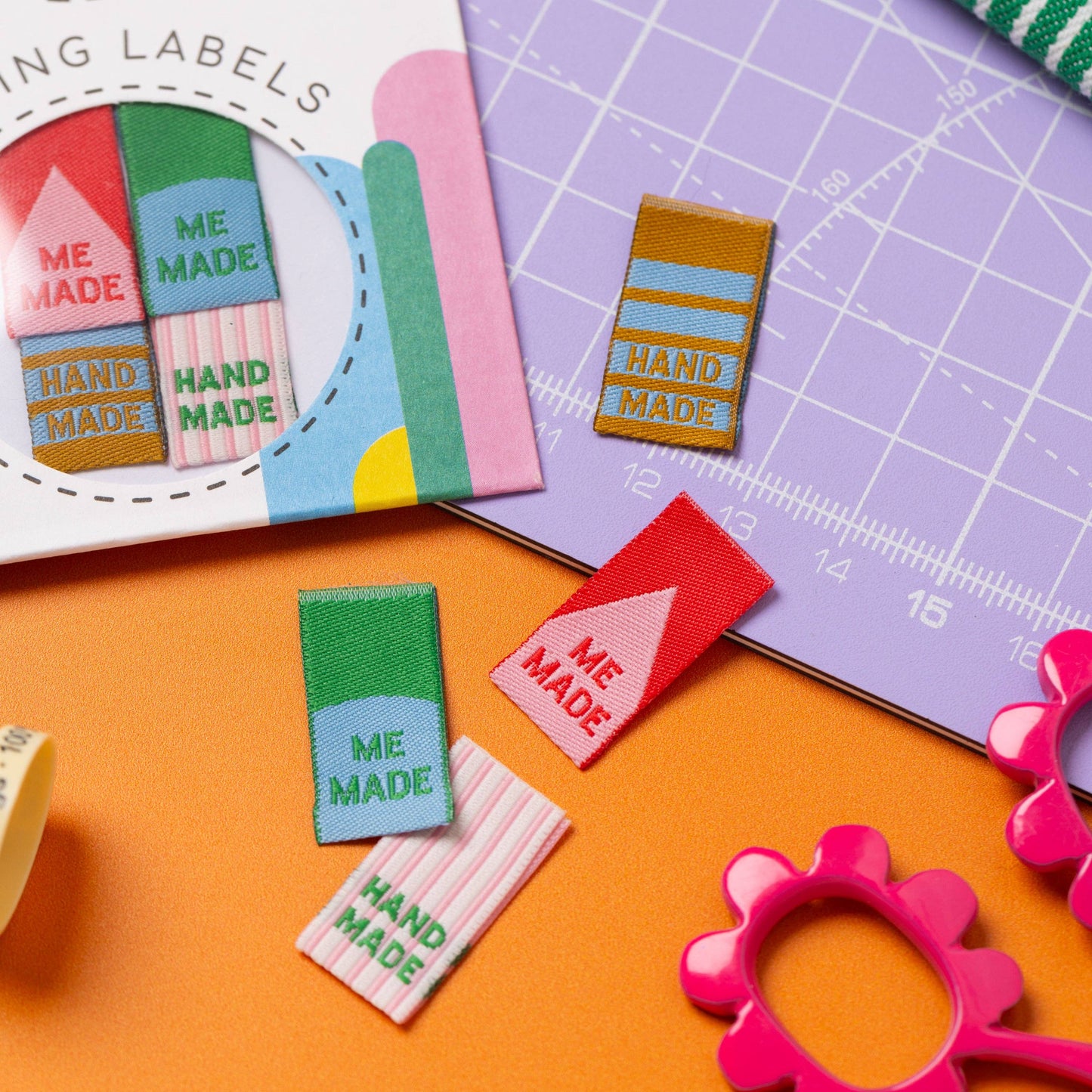 MINI MADE COLOURS - Sewing Labels Tags