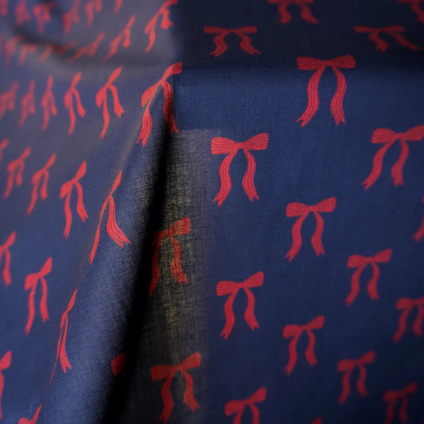 Navy - cotton lawn fabric