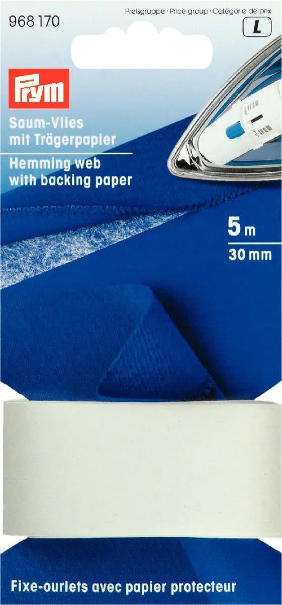P968170 Hemming web tape with backing paper 30mm