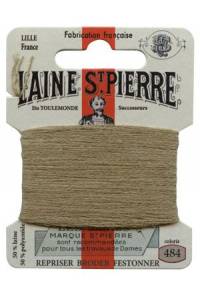Laine St. Pierre darning wool card no. 484 - Reseda