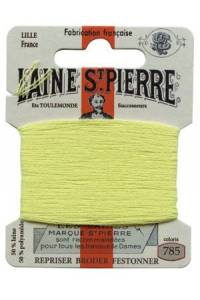 Laine St. Pierre darning wool card no. 785 - lime