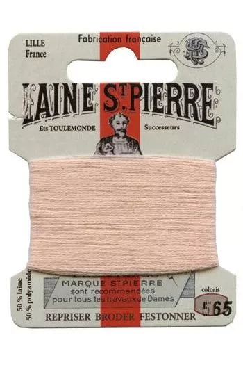 Laine St. Pierre darning wool card no. 565 - flesh