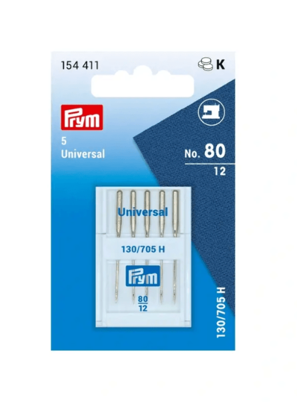 P152411 sewing machine needles standard 130/705 flat shank 80