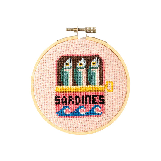 Cotton Clara sardines Cross Stitch