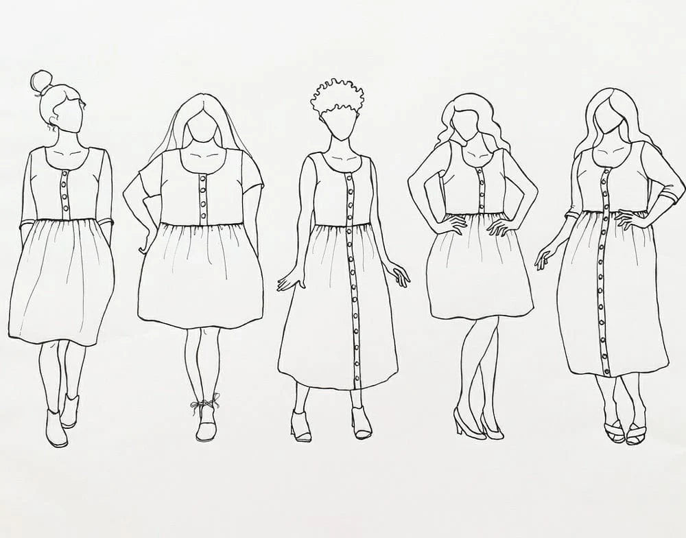 Hinterland Dress by Sew Liberated