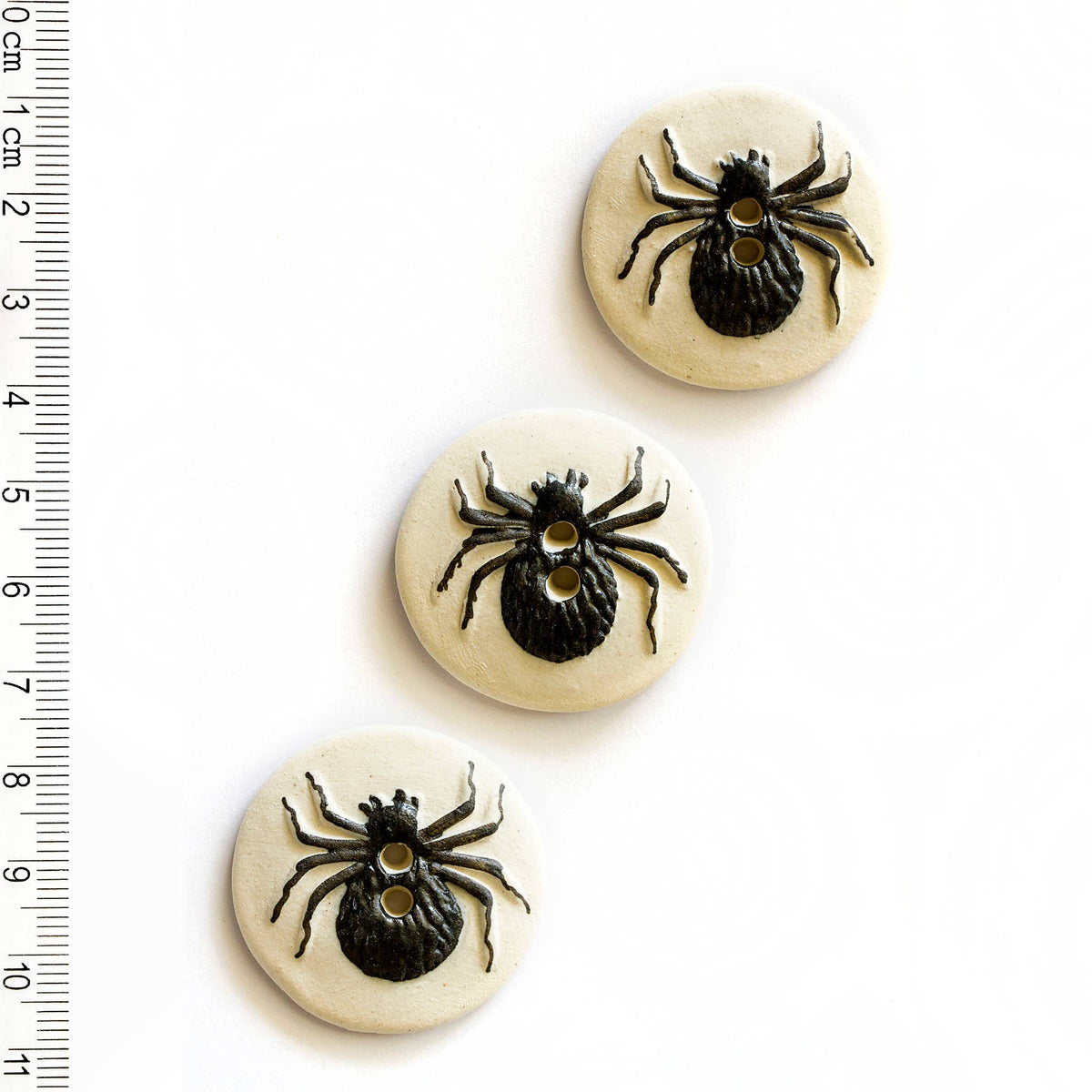 Handmade South African Spider Sewing Buttons