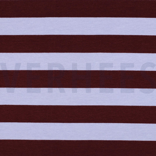 Soft Sweat Stripes Burgundy