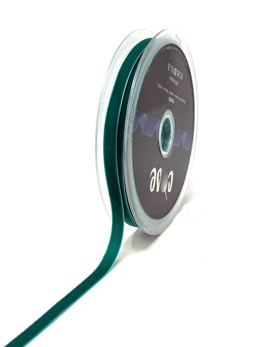Velvet Ribbon 10mm Sea green