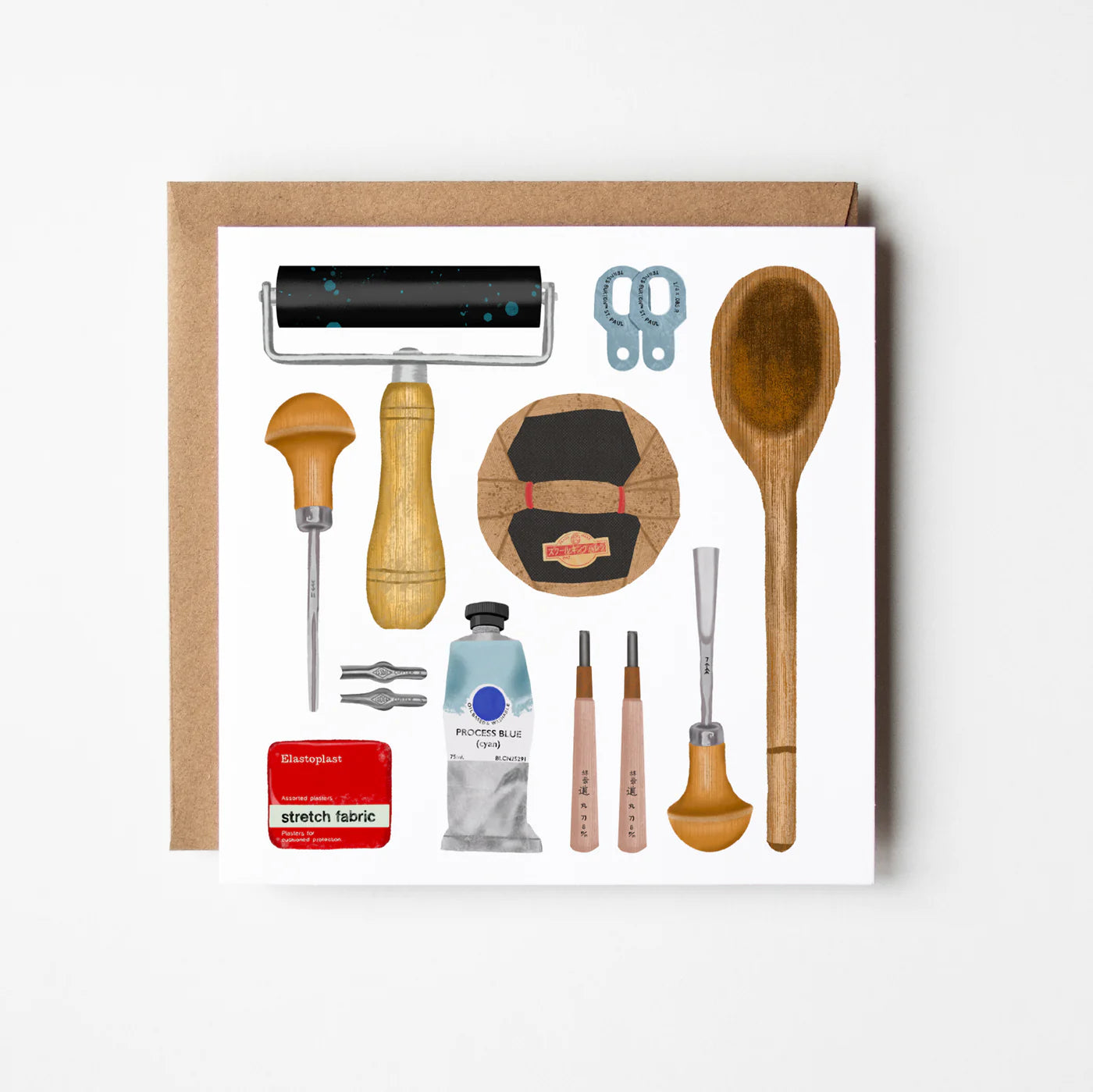 Linocut Tools - Greeting Card