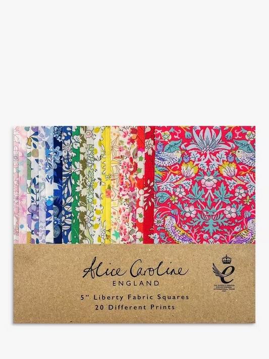 Alice Caroline - Liberty Tana Lawn Mixed Colours 5" Charm Squares