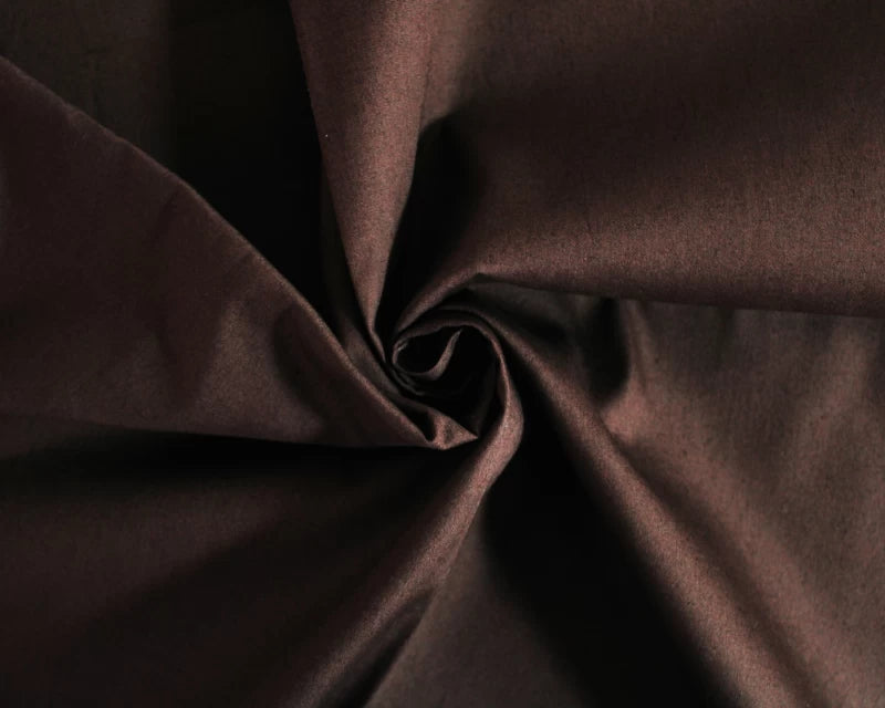 Plain Cotton Poplin - Chocolate