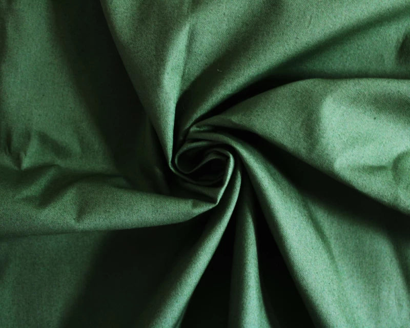 Plain Cotton Poplin - Olive