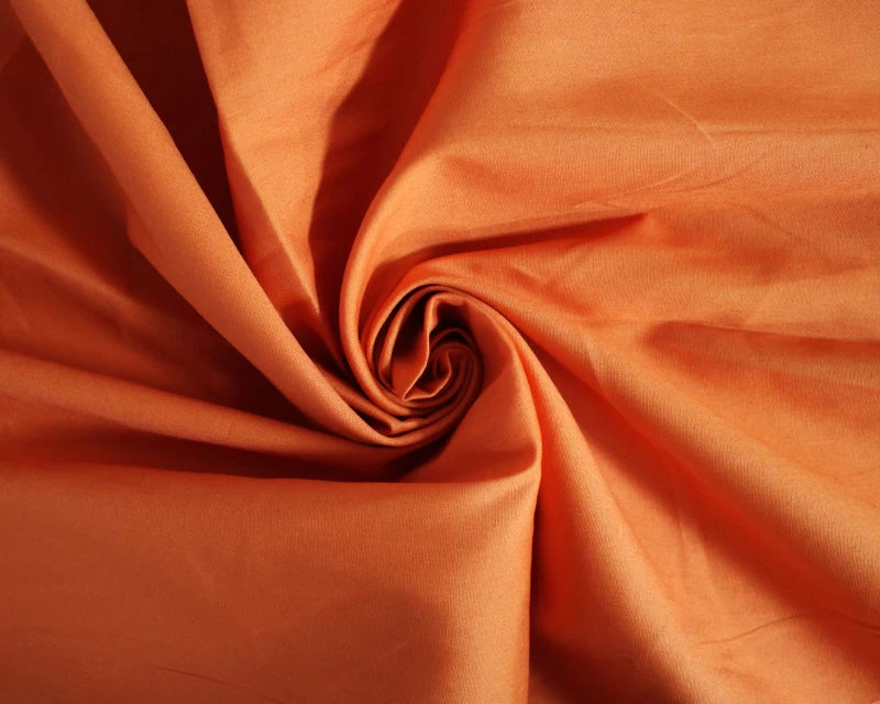 Plain Cotton Poplin - Orange
