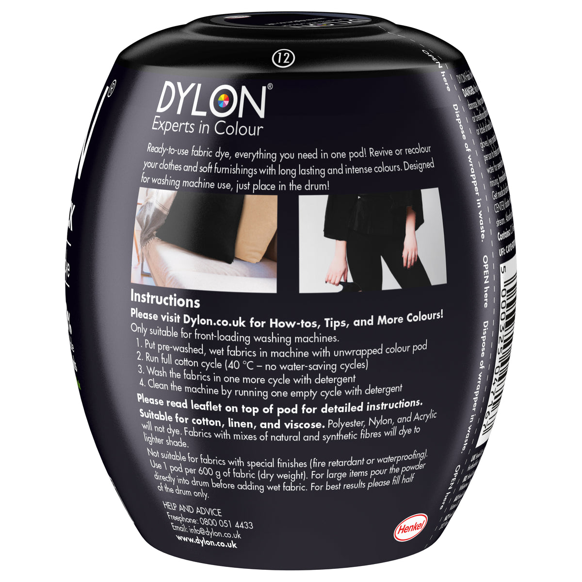 Machine Dye Pod: Intense Black