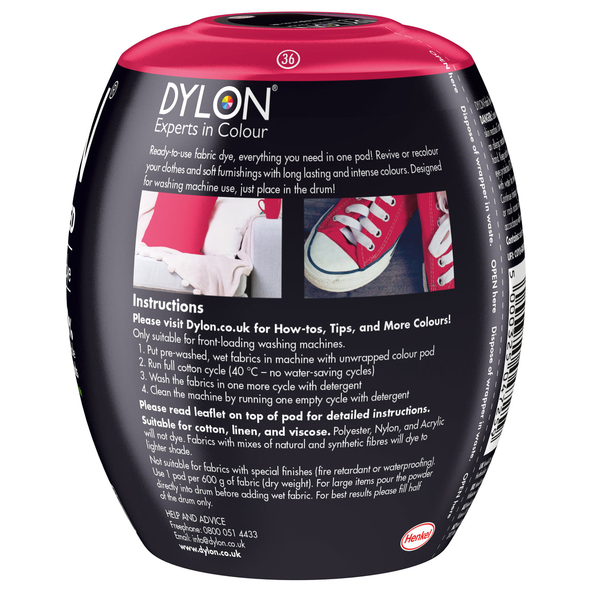 Machine Dye Pod: Tulip Red
