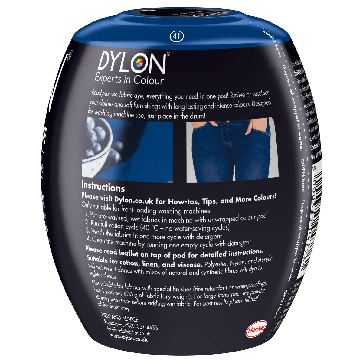 Machine Dye Pod: Jeans Blue