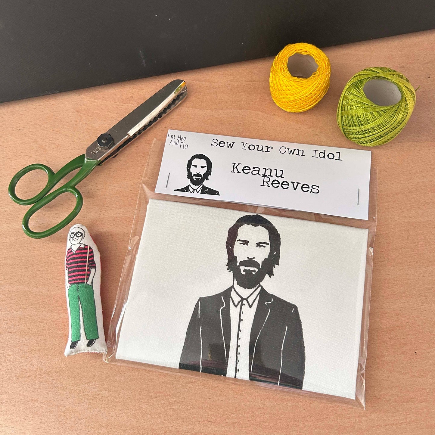 KEANU REEVES -Sew Your Own Idol kit