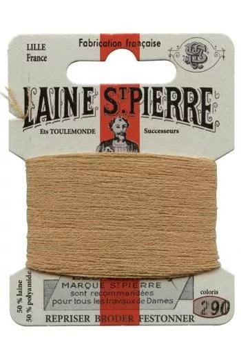Laine St. Pierre darning wool card no. 290 - sand