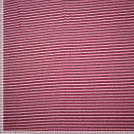 Tomato Red Striped denim