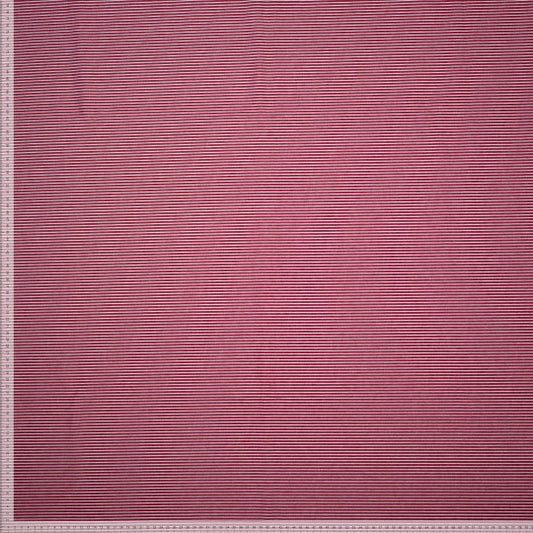 Tomato Red Striped denim